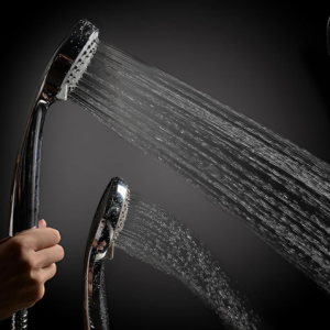 High Pressure Handheld Shower, Power Boost for Low Flow, Chrome