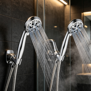 High Pressure Luxury 6-Mode Spiral Ergonomic Handheld Shower Head