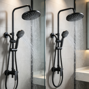 Premium High Pressure 3-Way Rain & Handheld Shower Head Combo
